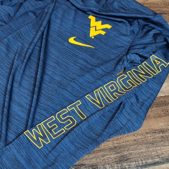 Nike Dri-Fit University of West Virginia Mountaineers Long Sleeve Size Small - Picture 4 of 7